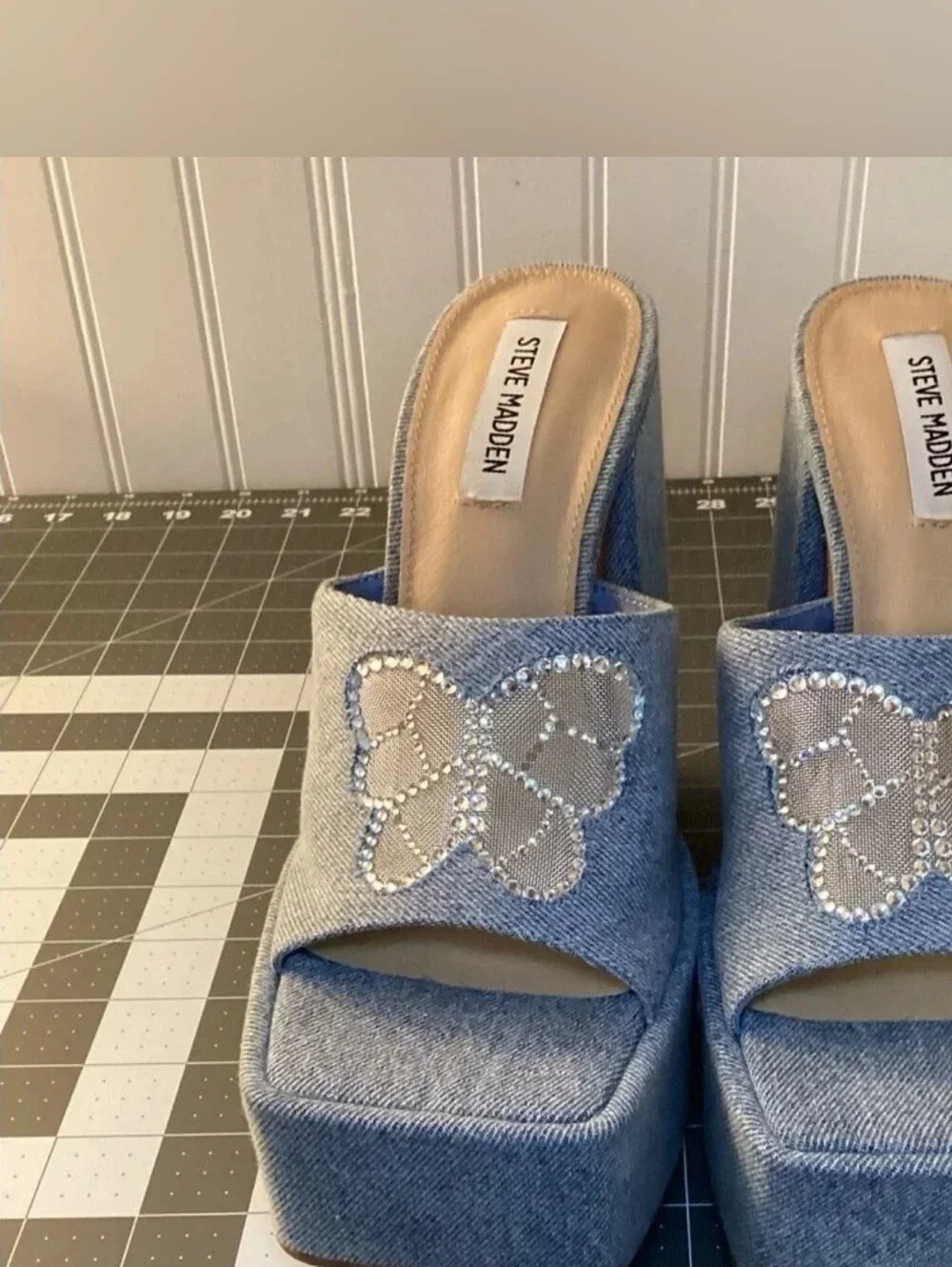 Steve Madden Trixie Denim Size 9